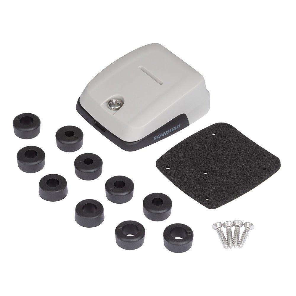Scanstrut Horizontal Double - Entry Cable Seal - Grey - Multiple Cable Combinations - Get Tight Gear