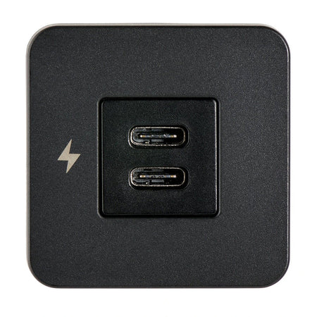 Scanstrut TILE USB - C Interior Charging Socket - 12/24V - Black Bezel - Get Tight Gear