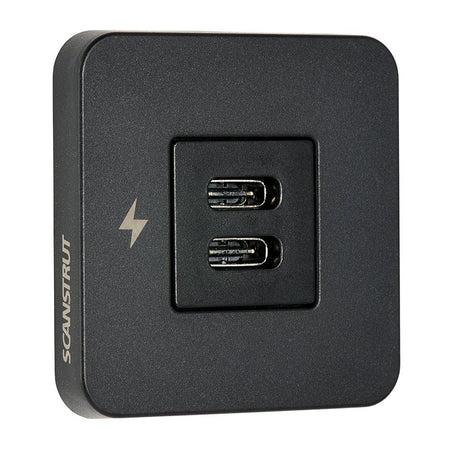 Scanstrut TILE USB - C Interior Charging Socket - 12/24V - Black Bezel - Get Tight Gear