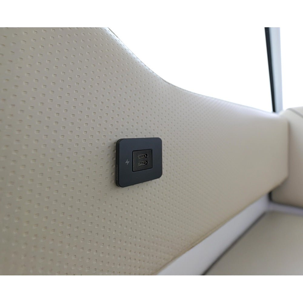 Scanstrut TILE USB - C Interior Charging Socket - 12/24V - Black Bezel - Get Tight Gear