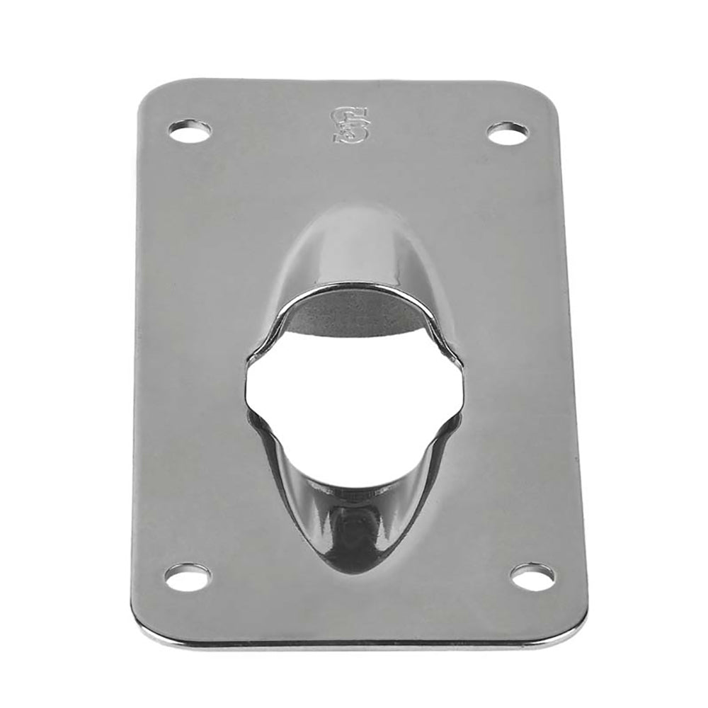 Schaefer Halyard Exit Plate f/Up To 3/4" Line - Flat - Get Tight Gear