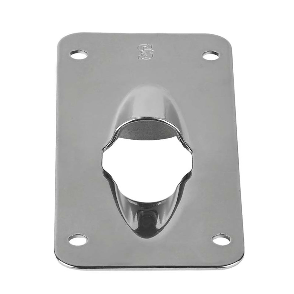 Schaefer Halyard Exit Plate f/Up To 3/4" Line - Flat - Get Tight Gear