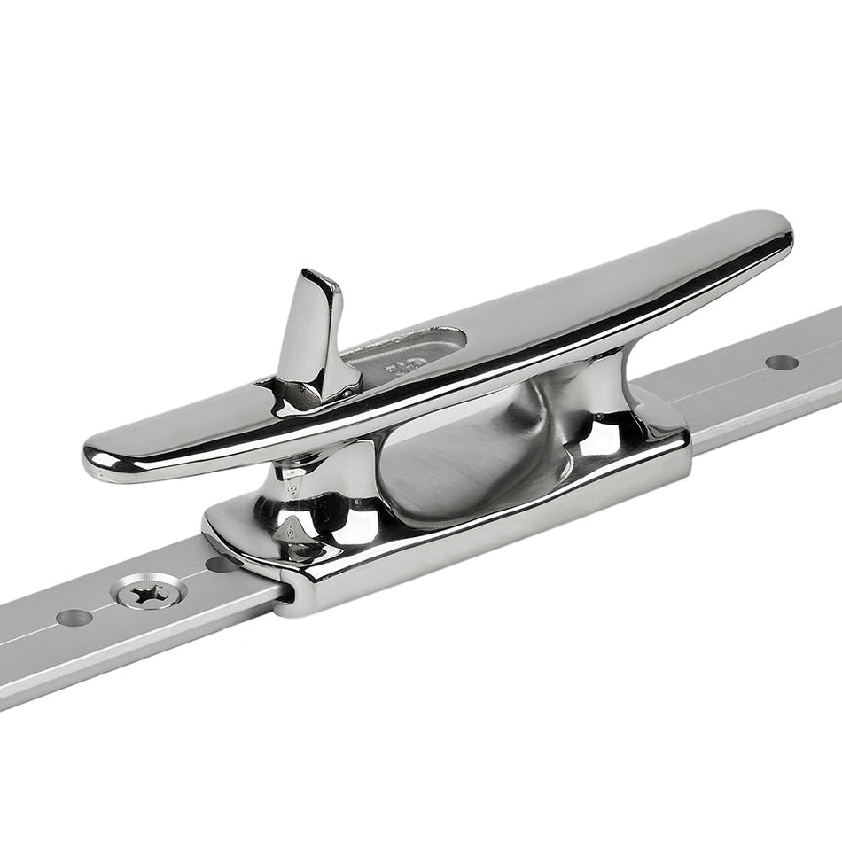 Schaefer Mid - Rail Chock/Cleat Stainless Steel - 1" - Get Tight Gear
