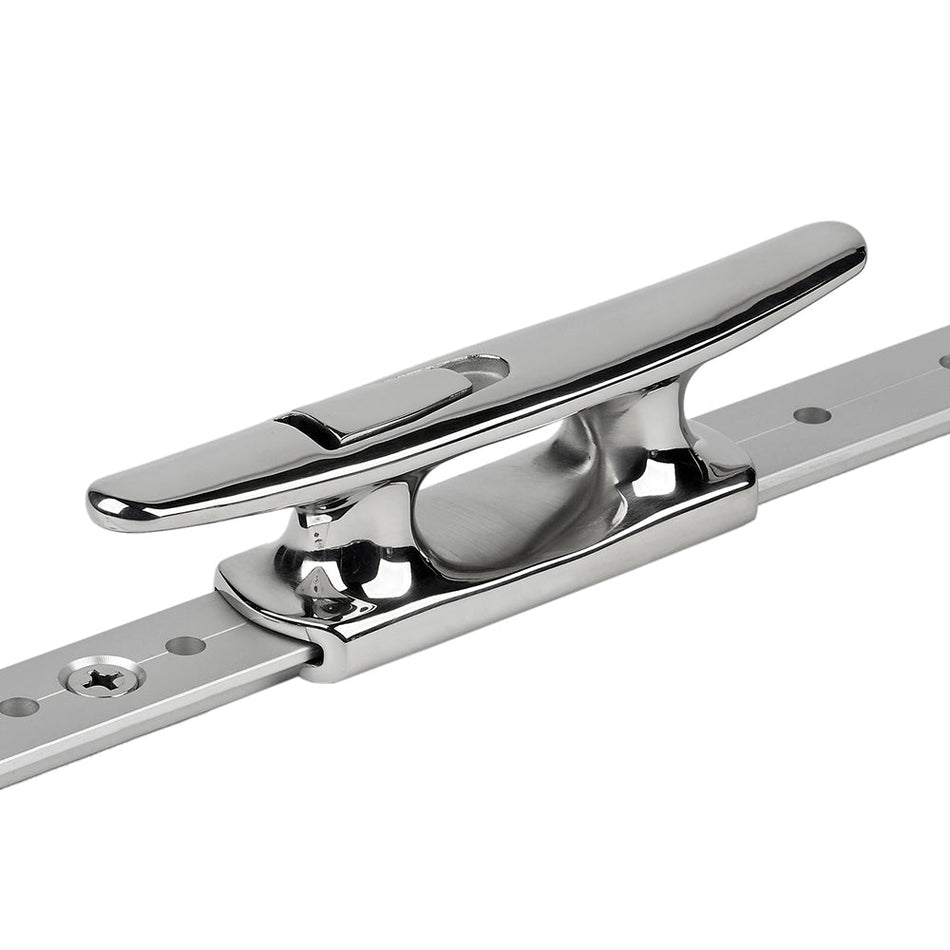 Schaefer Mid - Rail Chock/Cleat Stainless Steel - 1" - Get Tight Gear