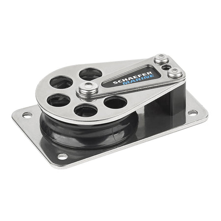 Schaefer Series 5 Flat Base Cheek Block - Stainless Steel Cheeks - Get Tight Gear