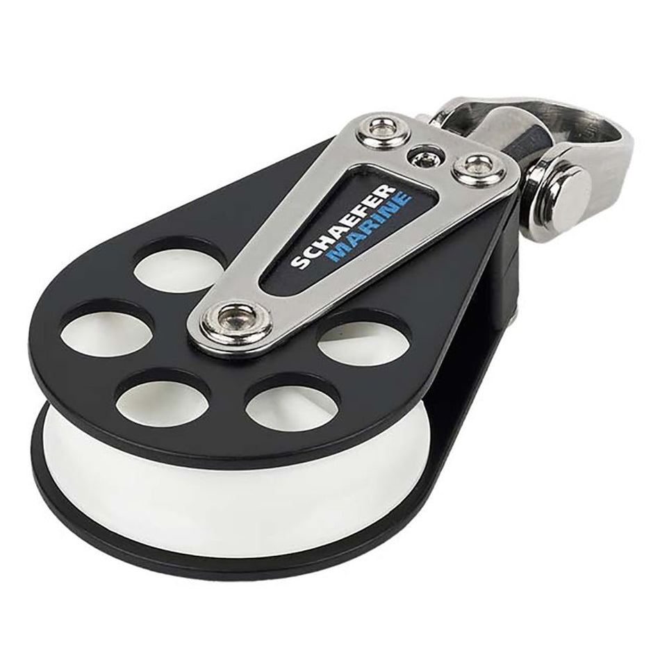 Schaefer Single Aluminum Block - 51mm Sheave - Get Tight Gear