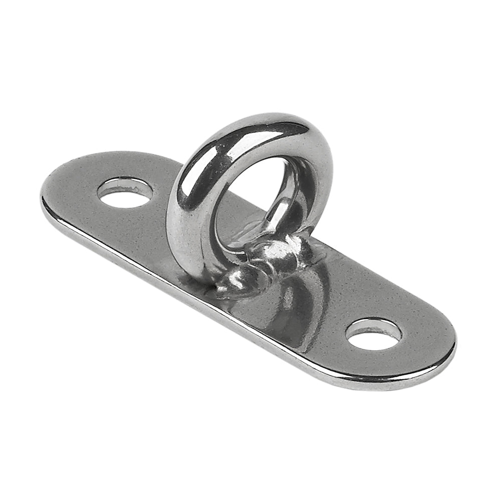 Schaefer Stainless Steel Welded Pad Eye - 1 - 7/8"L x 5/8"W - Get Tight Gear