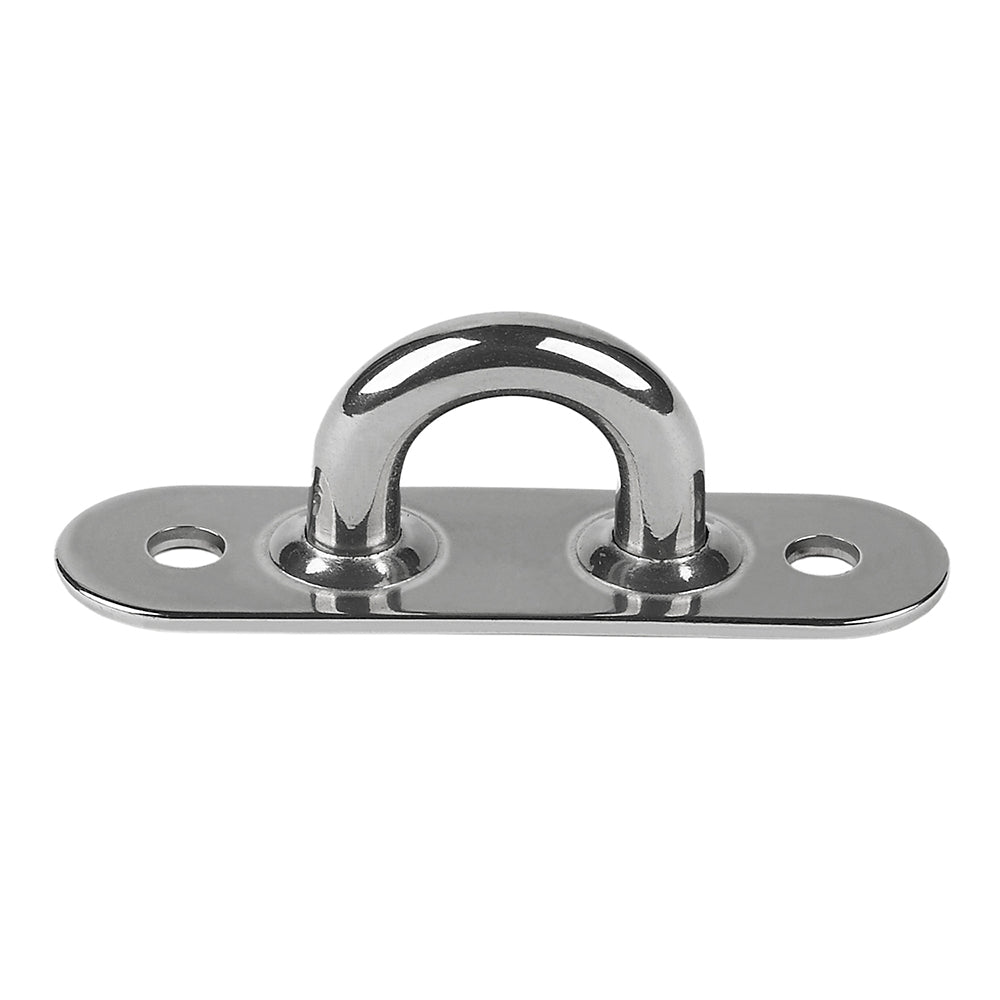 Schaefer Stainless Steel Welded Pad Eye - 2 - 1/4"L x 5/8"W - Get Tight Gear