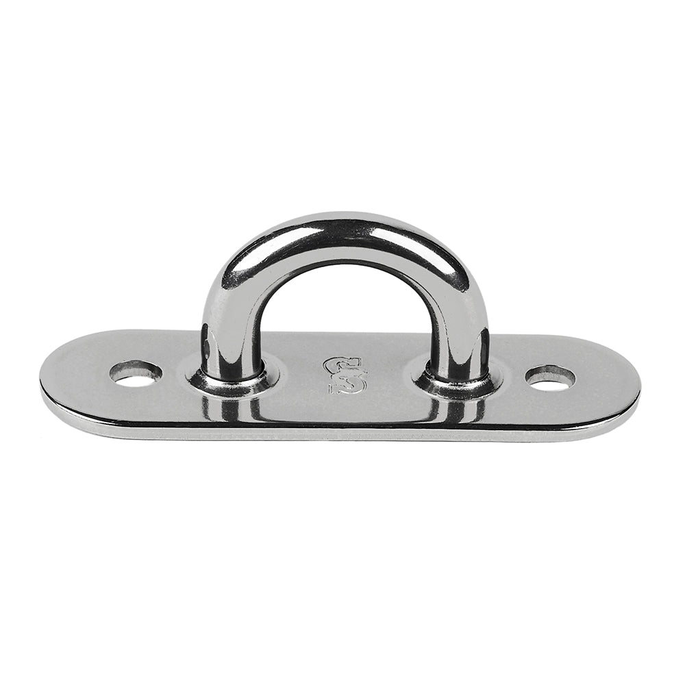 Schaefer Stainless Steel Welded Pad Eye - 3"L x 1"W - Get Tight Gear