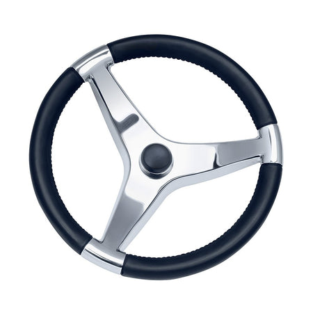 Schmitt Marine Evo Pro 316 Cast Stainless Steel Steering Wheel - 13.5" Diameter - Get Tight Gear