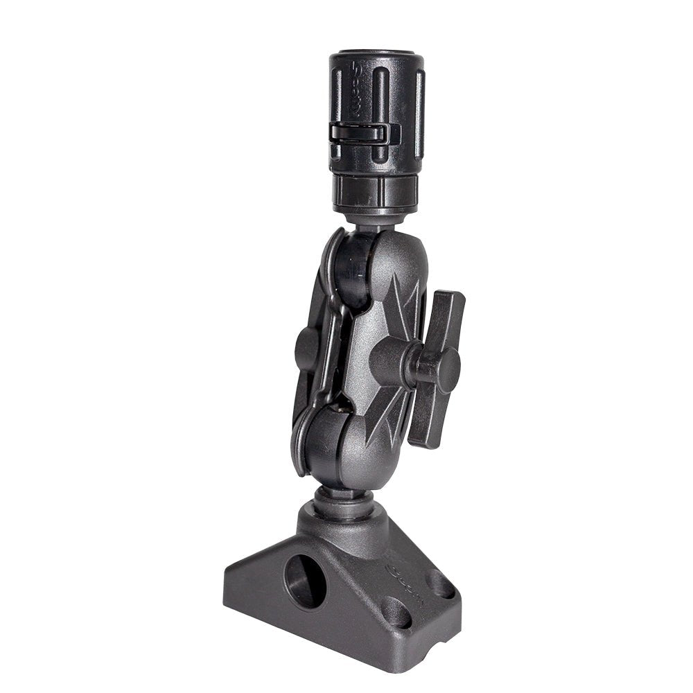 Scotty 162 1.5" Ball Mount w/Gear Head Post & 241 Side Deck Mount - Get Tight Gear