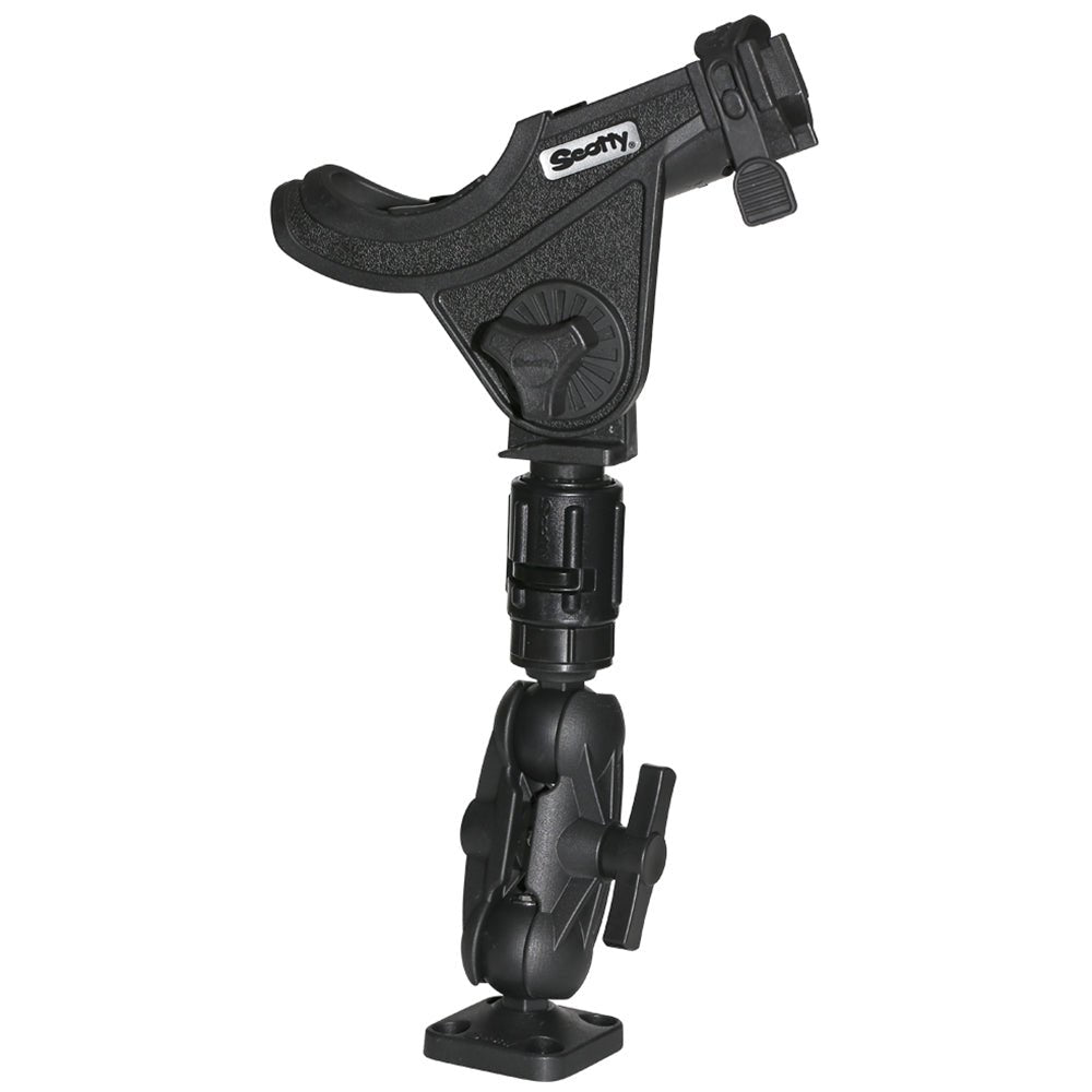 Scotty 162 1.5" Ball Mount w/Gear Head Post & 241 Side Deck Mount - Get Tight Gear