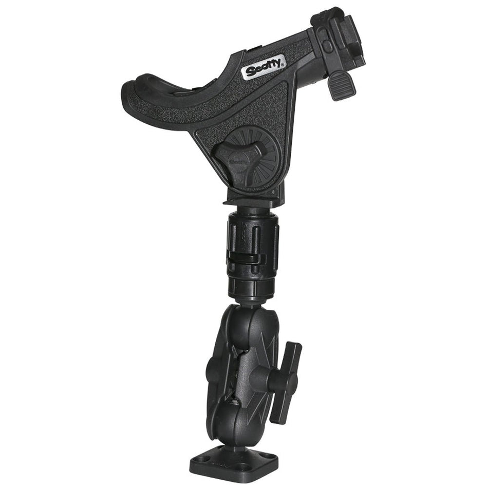Scotty 162 1.5" Ball Mount w/Gear Head Post & 241 Side Deck Mount - Get Tight Gear