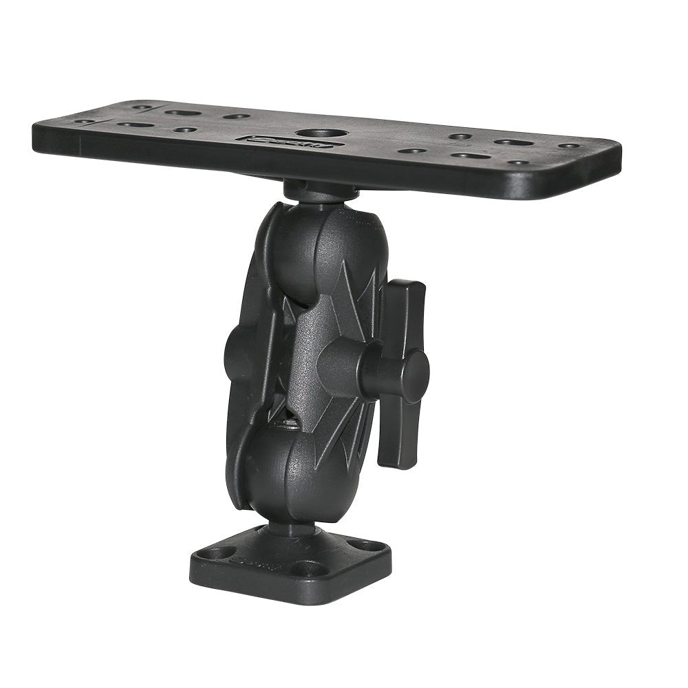 Scotty 163 1.5" Ball Mount w/Fishfinder & Universal Mounting Plate - Get Tight Gear