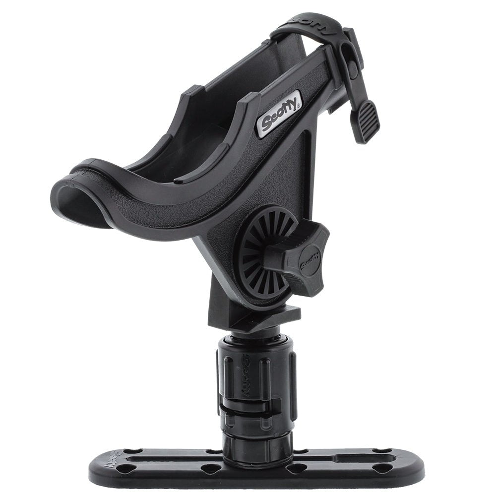 Scotty 282 Baitcaster Rod HolderTrack Combo w/Gearhead & 4" Track - Get Tight Gear