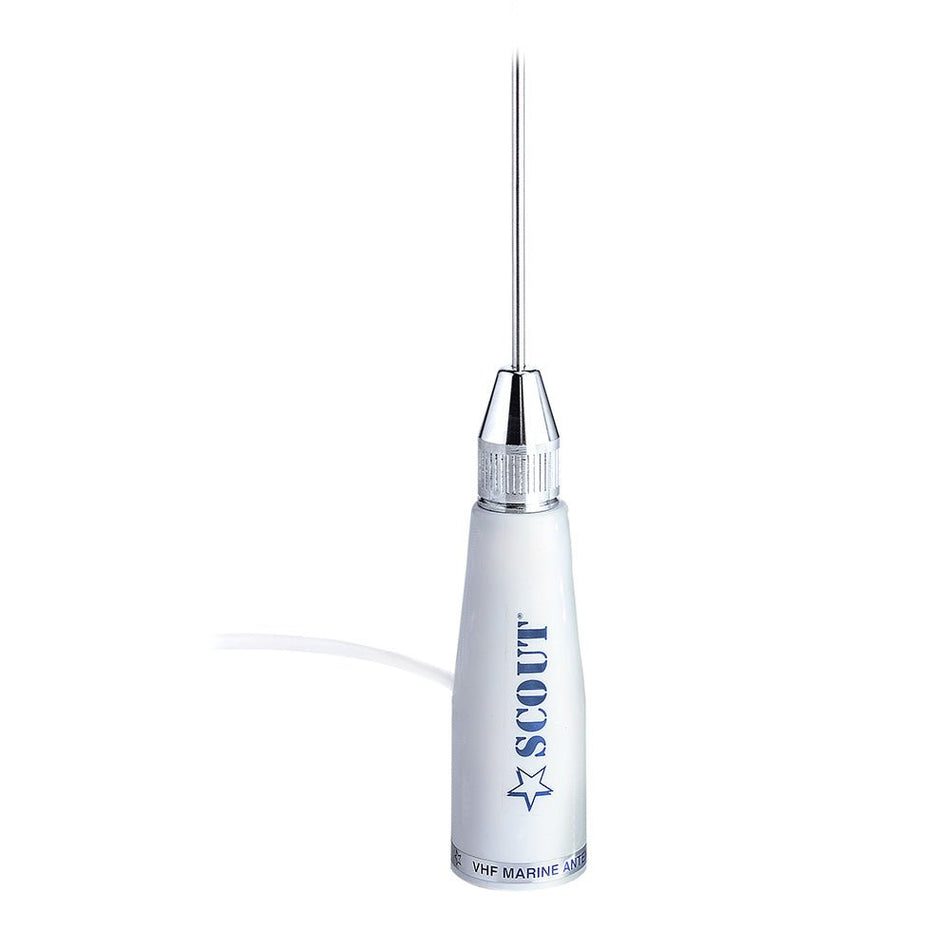 Scout 3.3' Stainless VHF Whip Antenna 3dB w/5M RG - 58 Coax KS23A - Get Tight Gear