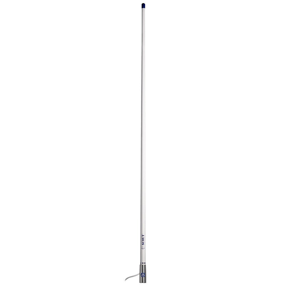 Scout 4' White AM/FM Antenna Fiberglass - Get Tight Gear