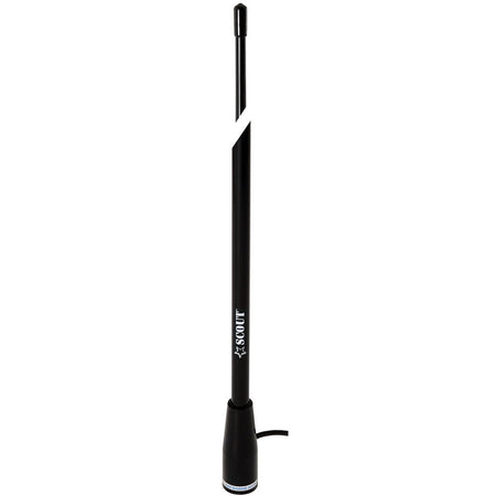 Scout 5' Black VHF Antenna 3dB Nylon Ferrule w/5M RG - 58 Coax KS - 22 - Get Tight Gear