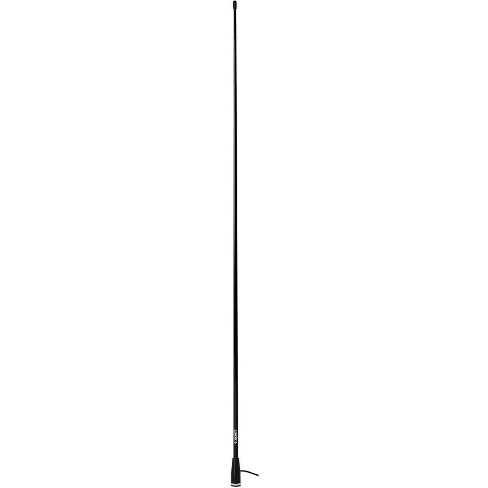 Scout 5' Black VHF Antenna 3dB Nylon Ferrule w/5M RG - 58 Coax KS - 22 - Get Tight Gear