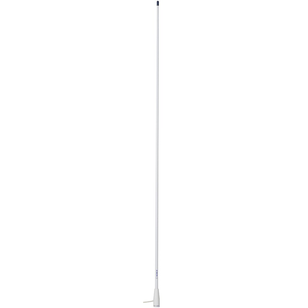 Scout 5' White VHF Antenna 3dB Nylon Ferrule w/5M RG - 58 Coax KS - 22 - Get Tight Gear