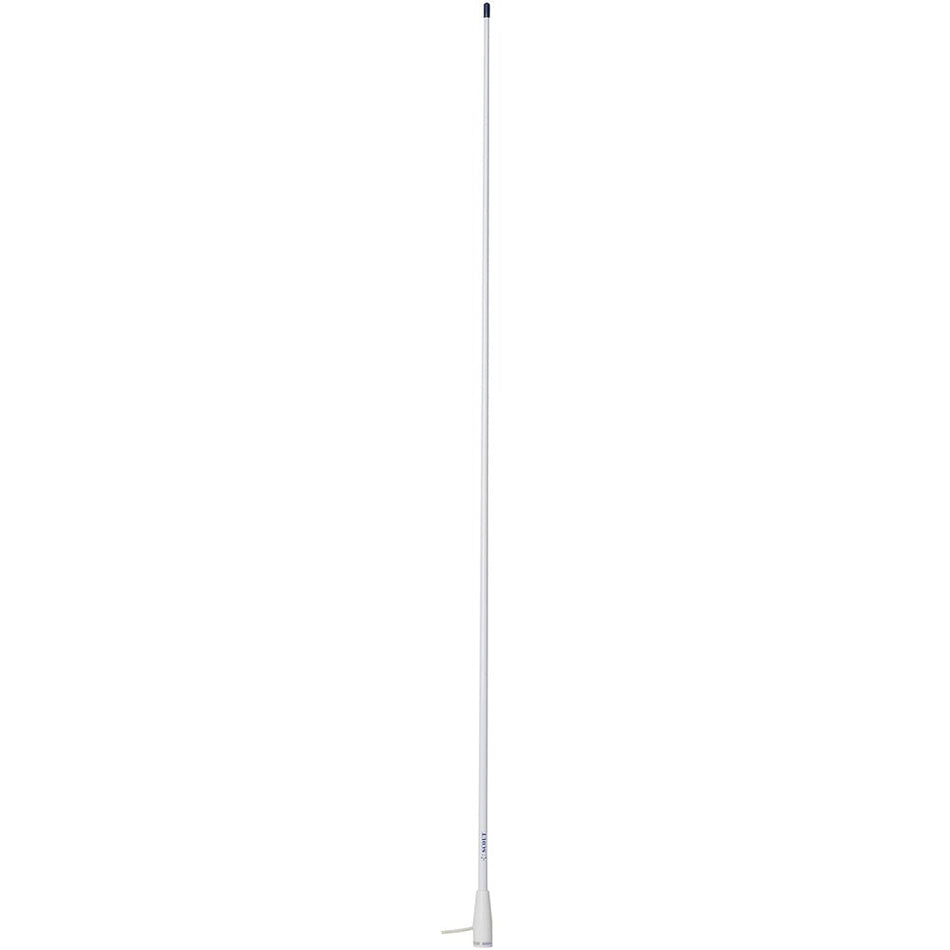 Scout 5' White VHF Antenna 3dB Nylon Ferrule w/5M RG - 58 Coax KS - 22 - Get Tight Gear