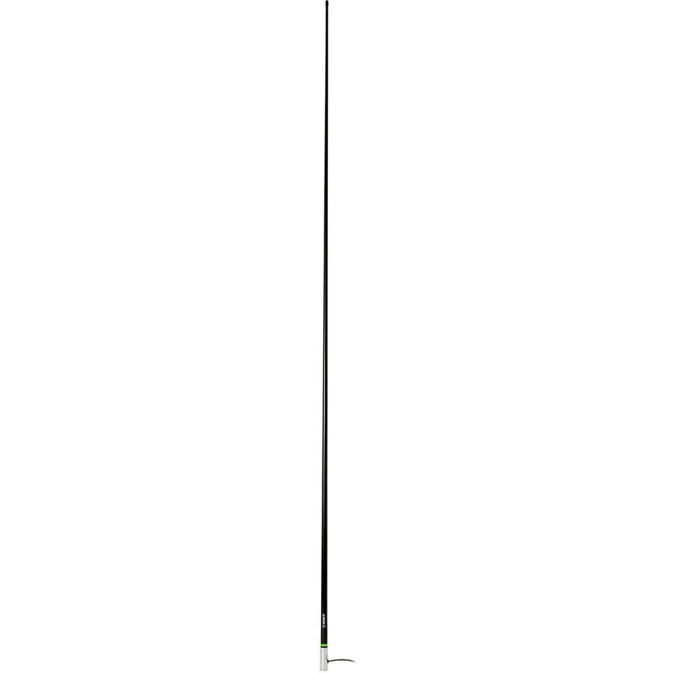 Scout 8' Black VHF Antenna 6dB Heavy Stainless Steel Ferrule w/6M RG - 8x Includes PL - 259 Heavy Duty Offshore Antenna KS - 43 - Get Tight Gear