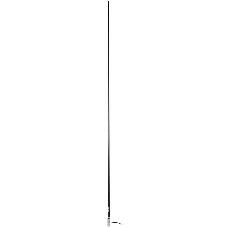 Scout 8' Black VHF Antenna 6dB Stainless Steel Ferrule w/5M RG - 58 Coax Includes PL - 259 KS - 42 - Get Tight Gear