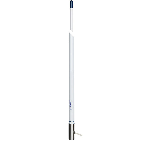 Scout 8' White VHF Antenna 6dB Stainless Steel Ferrule w/5M RG - 58 Coax Includes PL - 259 KS - 42 - Get Tight Gear