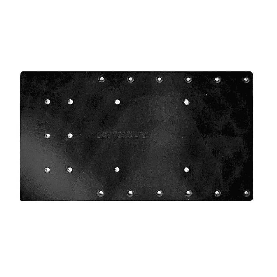 Sea Brackets 18" Straight Trolling Motor Plate f/Minn Kota Quest - Black - Get Tight Gear