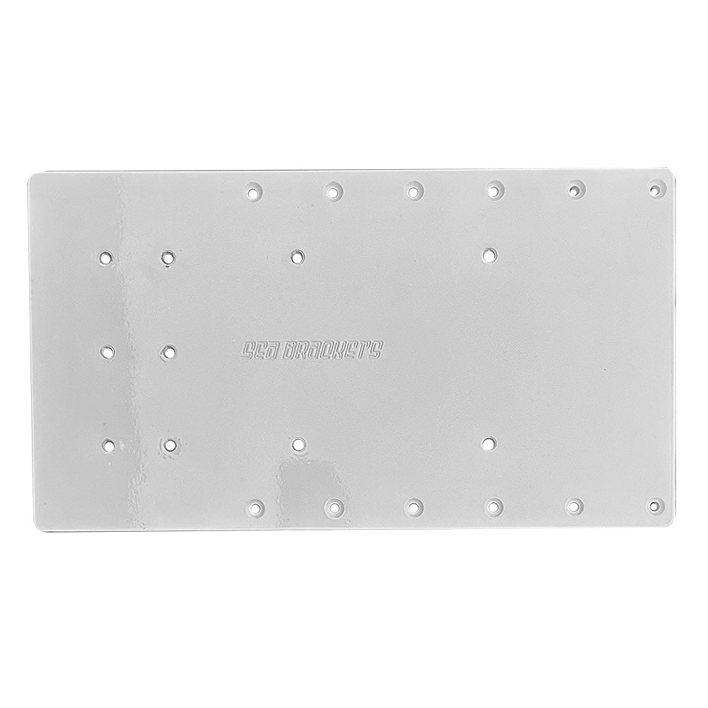 Sea Brackets 18" Straight Trolling Motor Plate f/Minn Kotas Quest - Get Tight Gear