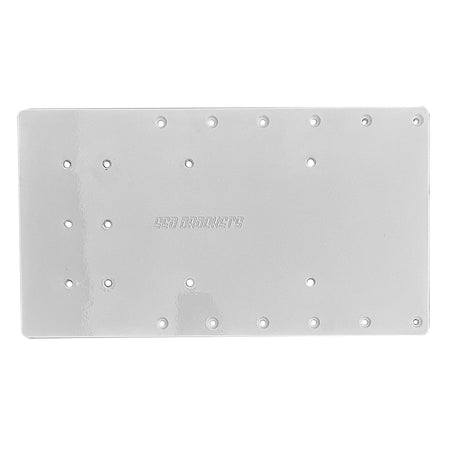 Sea Brackets 18" Straight Trolling Motor Plate f/Minn Kotas Quest - Get Tight Gear