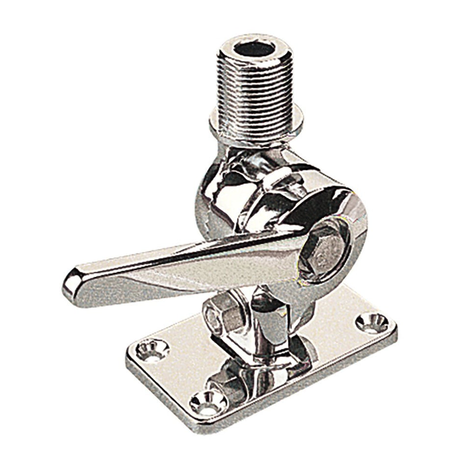 Sea - Dog Adjustable Antenna Base - Die Cast Zinc Chrome Plated - Get Tight Gear
