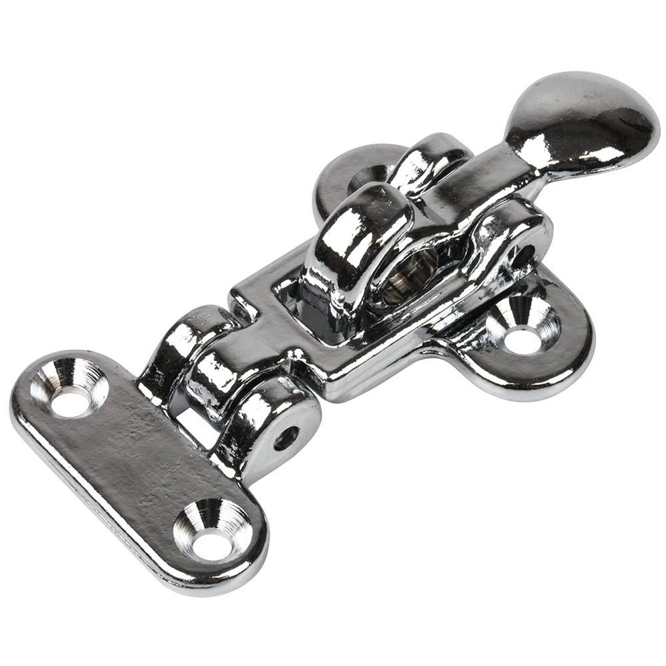 Sea - Dog Anti - Rattle Latch - Sand - Cast Chrome - Plated Brass - Get Tight Gear
