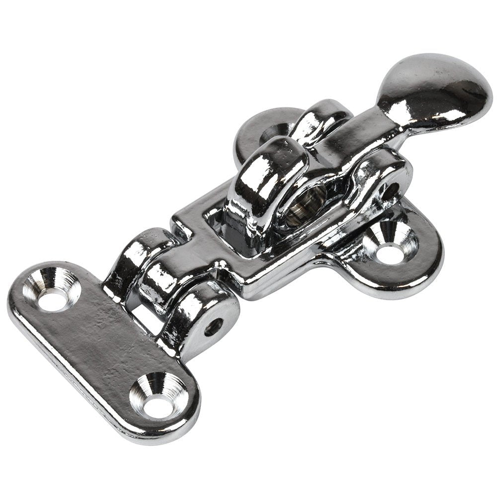 Sea - Dog Anti - Rattle Latch - Sand - Cast Chrome - Plated Brass - Get Tight Gear