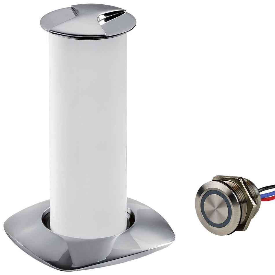 Sea - Dog Aurora Stainless Steel LED Pop - Up Table Light - 3W w/Touch Dimmer Switch - Get Tight Gear