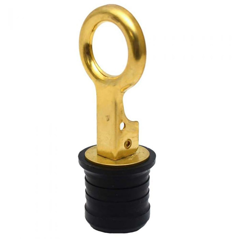 Sea - Dog Brass Snap Handle Drain Plug - 1 - 1/4" - Get Tight Gear