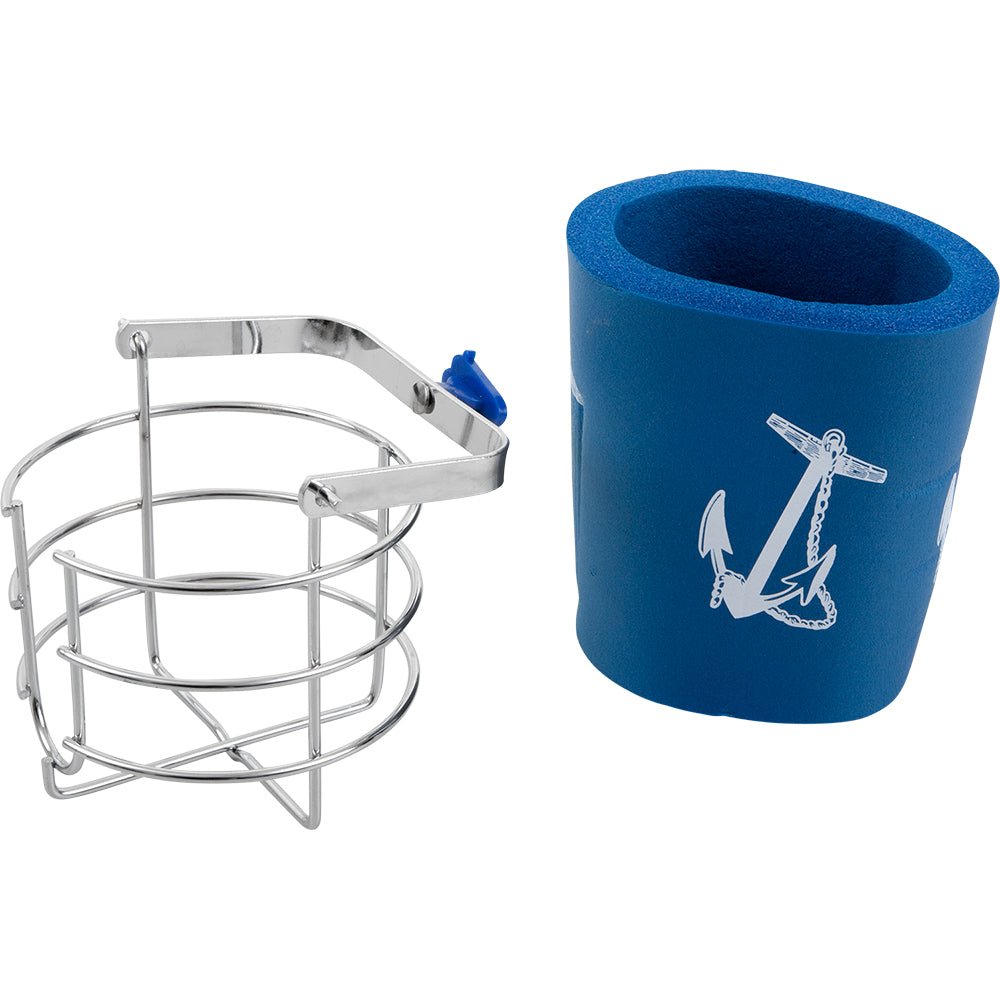 Sea - Dog Chrome Brass Swivel Beverage Holder - Get Tight Gear