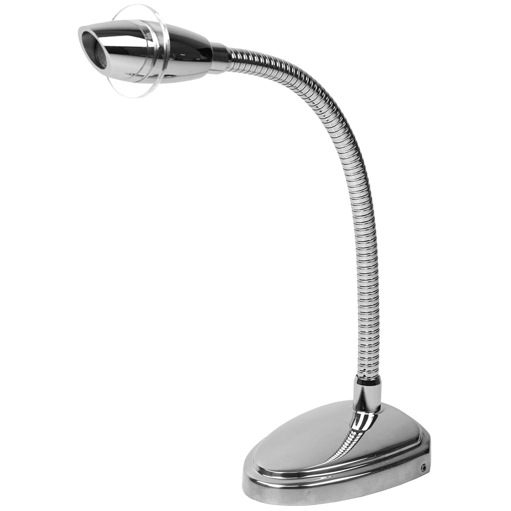 Sea - Dog Deluxe High Power LED Reading Light Flexible w/Touch Switch - Cast 316 Stainless Steel/Chromed Cast Aluminum - Get Tight Gear