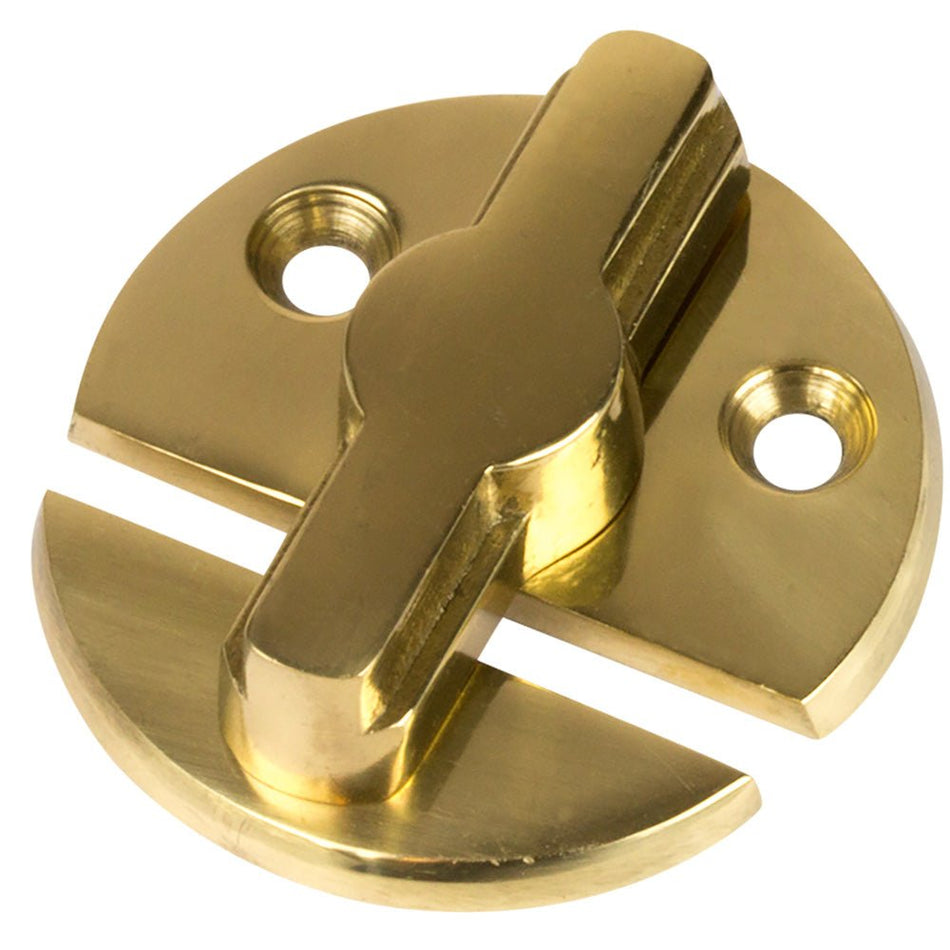 Sea - Dog Door Button - Chrome Plated Brass - Get Tight Gear