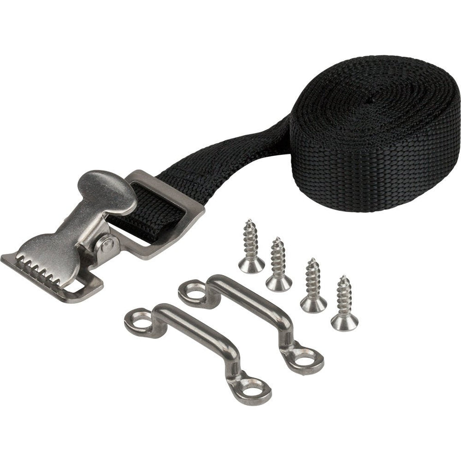 Sea - Dog Gas Tank Strap - Nylon Webbing/304 Stainless Steel - 72" - Get Tight Gear