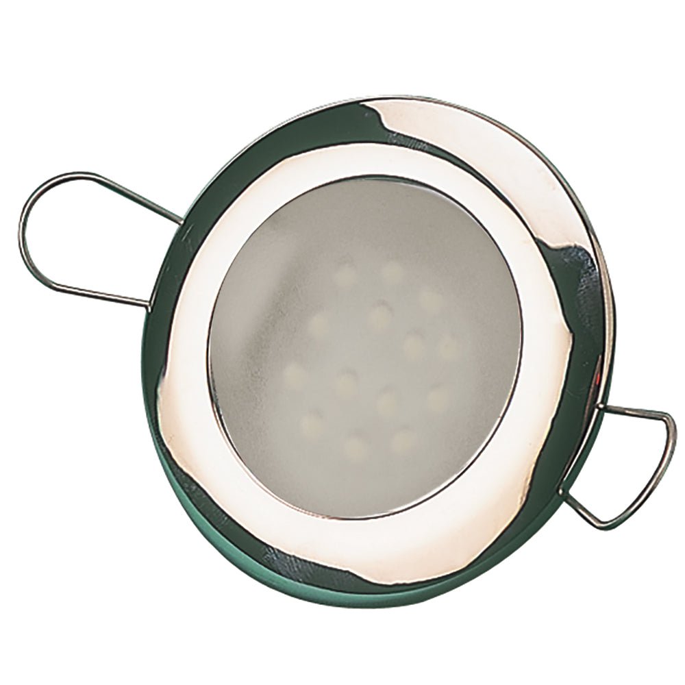 Sea - Dog LED Overhead Light 2 - 7/16" - Brushed Finish - 60 Lumens - Frosted Lens - Stamped 304 Stainless Steel - Get Tight Gear