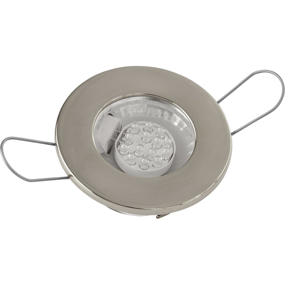 Sea - Dog LED Overhead Light - Brushed Finish - 60 Lumens - Clear Lens - Stamped 304 Stainless Steel - Get Tight Gear
