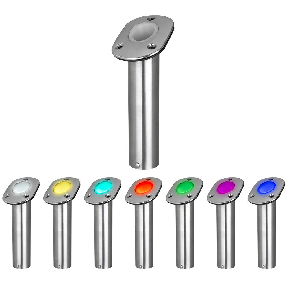 Sea - Dog LED RGB Rod Holder w/Tube Insert - Get Tight Gear