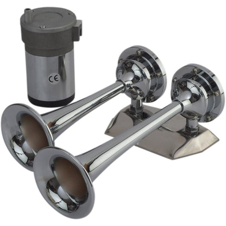 Sea - Dog MaxBlast Air Horn - Mini Dual Trumpet - Get Tight Gear