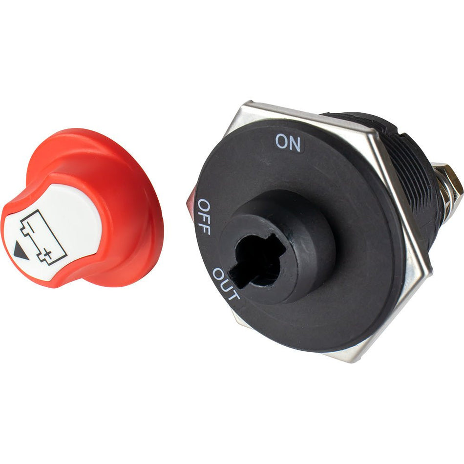 Sea - Dog Mini Battery Switch Key w/Removable Knob - 32V & 300A - Get Tight Gear