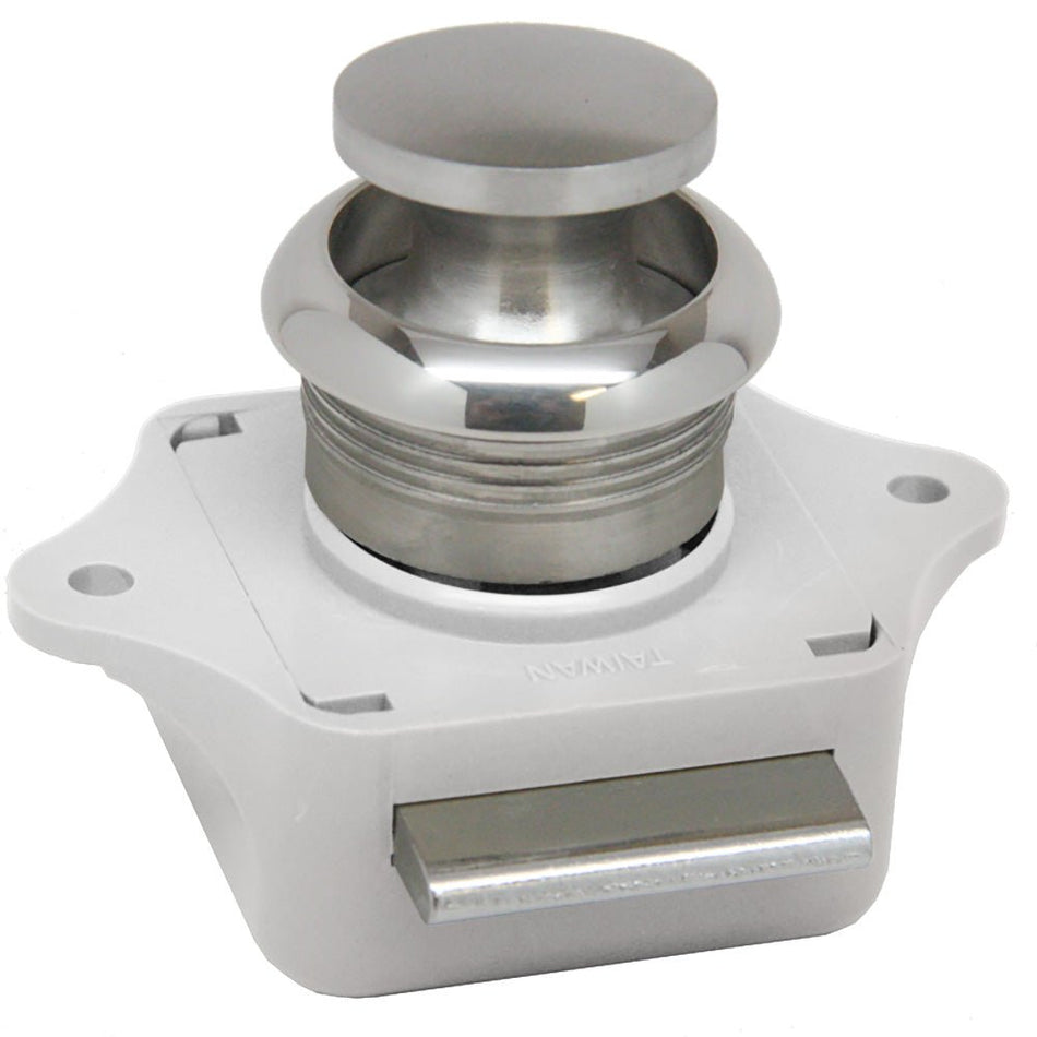 Sea - Dog Push Button Rim Latch - Stainless Steel/Plastic Housing - Get Tight Gear