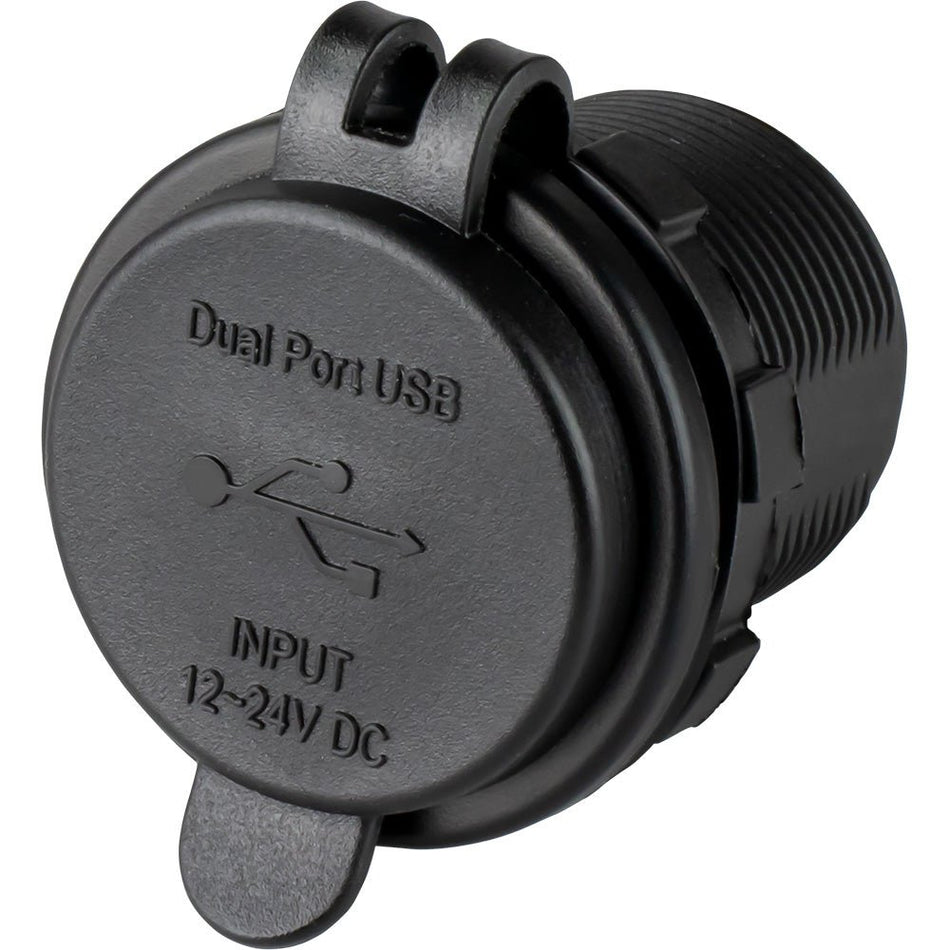 Sea - Dog Round Dual USB & USB - C Power Socket - Get Tight Gear