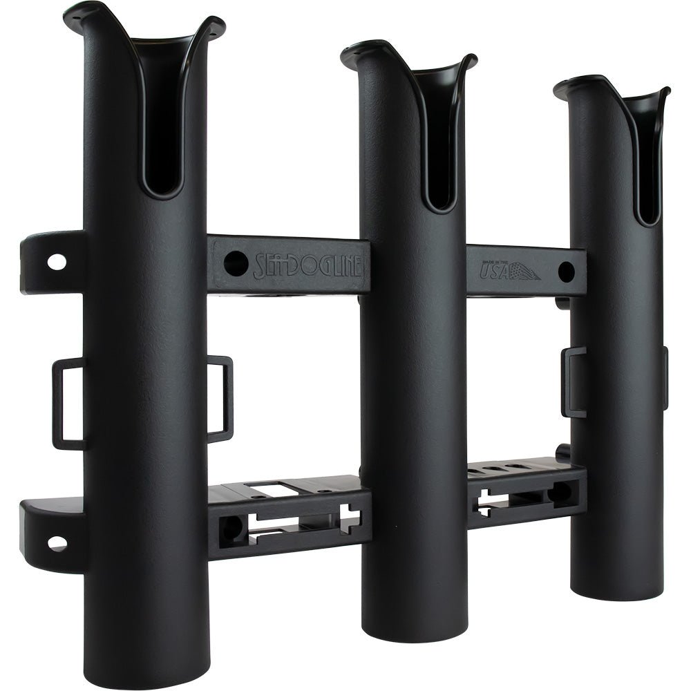 Sea - Dog Triple Threat Three Pole Rod Holder - Black - Get Tight Gear