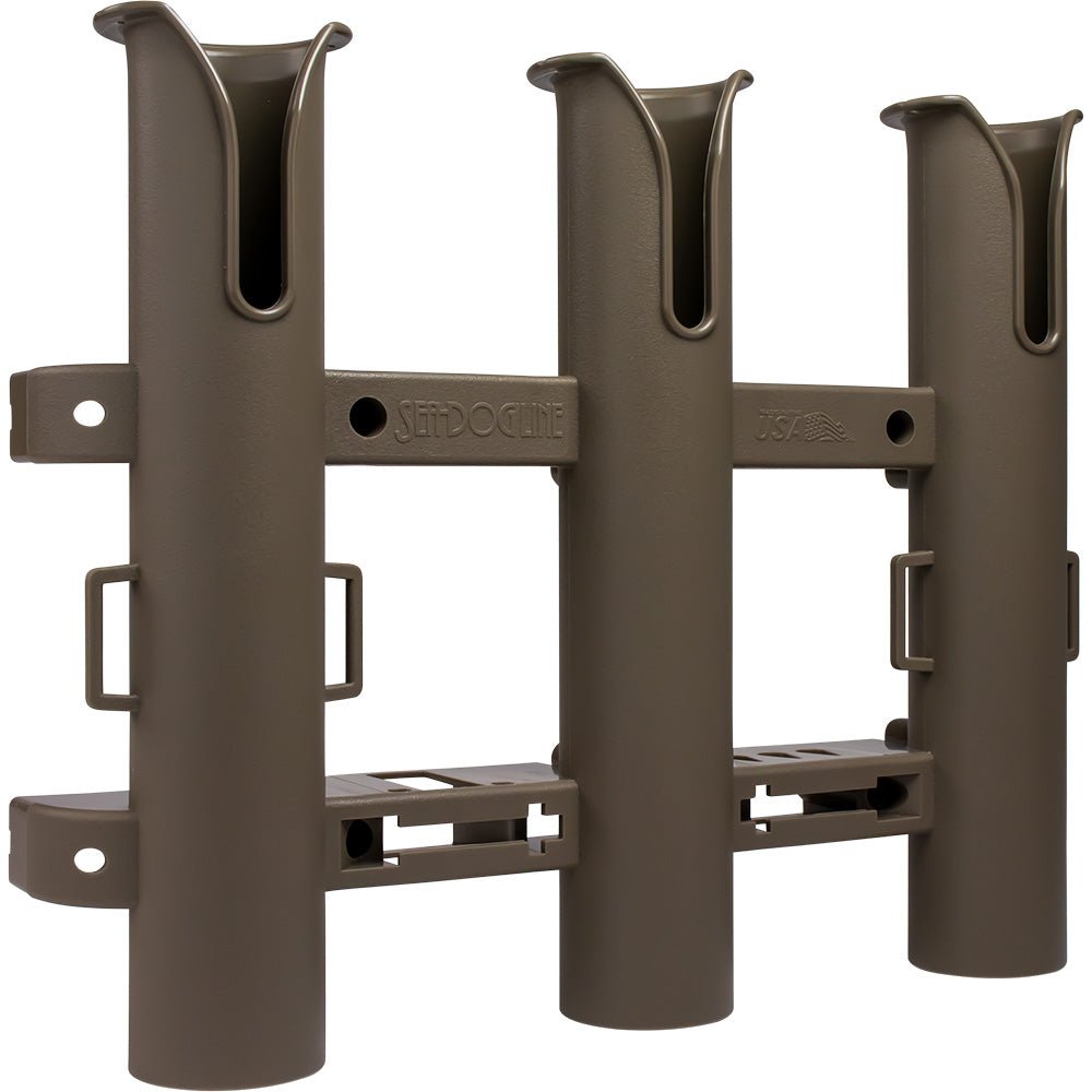 Sea - Dog Triple Threat Three Pole Rod Holder - Flat Dark Earth - Get Tight Gear