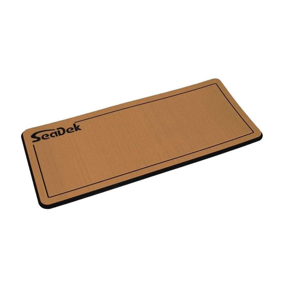 SeaDek 16 x 39" 20mm Dual Density Large Helm Pad w/SeaDek Logo - Brushed Texture - Mocha/Black (406.4mm x 990.6mm x 20mm) - Get Tight Gear